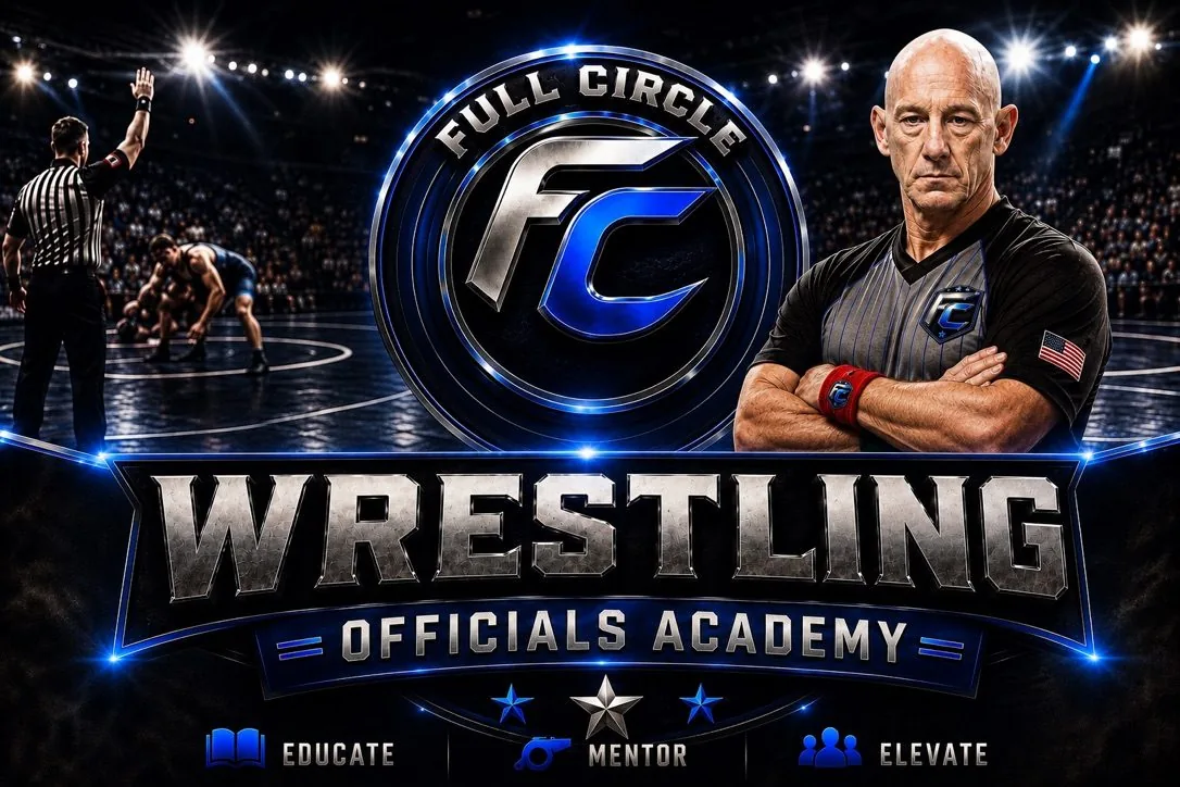 Officials Academy banner: Educate, Mentor, Elevate.